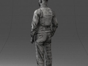 000148 Man in Elegant Checkered Suit 0709 3dp 3D-Druckmodell