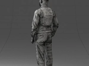 000148 Man in Elegant Checkered Suit 0709 3dp 3D Print Model