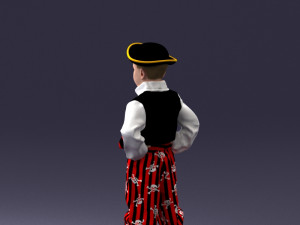 000094 Pirate Kid 1121 3D Модель