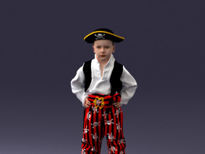 000094 Pirate Kid 1121 3dp 3Dプリントモデル