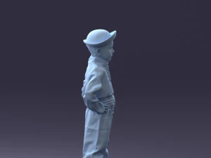 000094 Pirate Kid 1121 3dp 3D Print Model