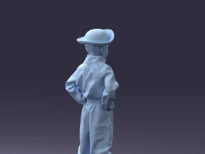 000094 Pirate Kid 1121 3dp 3D Print Model