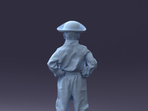 000094 Pirate Kid 1121 3dp 3Dプリントモデル