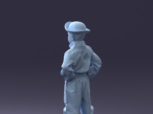 000094 Pirate Kid 1121 3dp 3Dプリントモデル