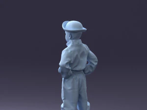 000094 Pirate Kid 1121 3dp 3D Print Model