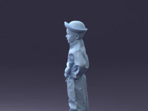 000094 Pirate Kid 1121 3dp 3D Print Model