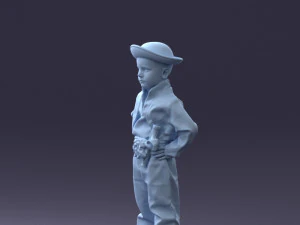 000094 Pirate Kid 1121 3dp 3D Print Model