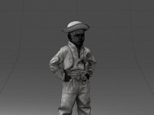 000094 Pirate Kid 1121 3dp 3Dプリントモデル