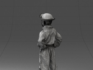 000094 Pirate Kid 1121 3dp 3Dプリントモデル