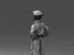 000094 Pirate Kid 1121 3dp 3D Print Model