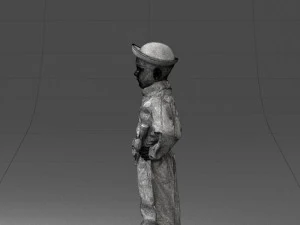 000094 Pirate Kid 1121 3dp 3D Print Model