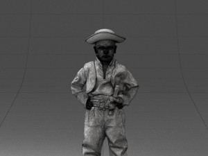 000094 Pirate Kid 1121 3dp 3Dプリントモデル