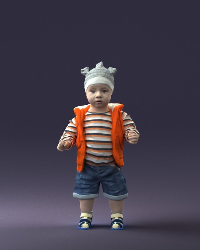 child 0310 3D Модель .c4d .max .obj .3ds .fbx .stl .blend 