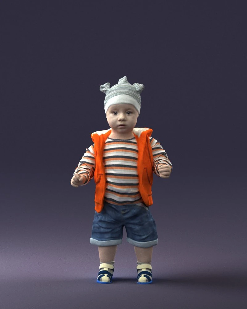 child 0310 3D Model .c4d .max .obj .3ds .fbx .stl .blend