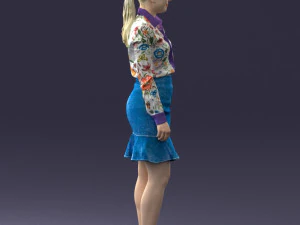fashion woman 1017-1 3D Model