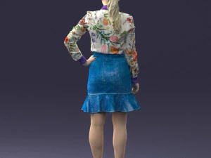 fashion woman 1017-1 3D Model