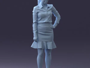 fashion woman 1017-1 3D Model