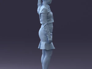 fashion woman 1017-1 3D Model