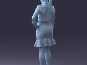 fashion woman 1017-1 3D Model
