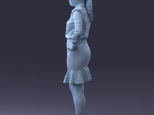fashion woman 1017-1 3D Model