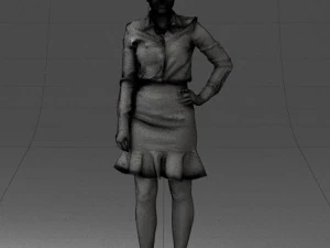 fashion woman 1017-1 3D Model