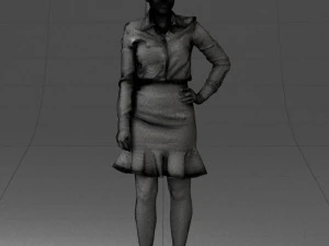 fashion woman 1017-1 3D Model
