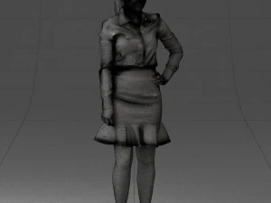 fashion woman 1017-1 3D Model