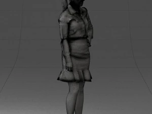 fashion woman 1017-1 3D Model