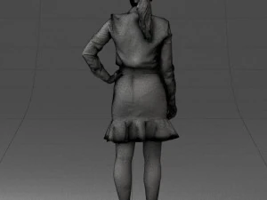 fashion woman 1017-1 3D Model