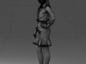 fashion woman 1017-1 3D Model