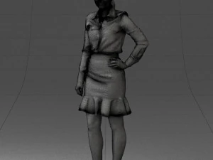 fashion woman 1017-1 3D Model