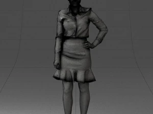 fashion woman 1017-1 3D Model