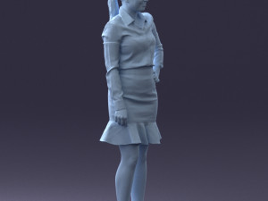 fashion woman 1017-1 3d print ready Modello di stampa 3D