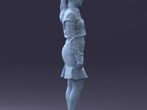fashion woman 1017-1 3d print ready Modello di stampa 3D