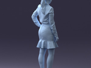 fashion woman 1017-1 3d print ready Modello di stampa 3D