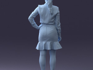 fashion woman 1017-1 3d print ready Modello di stampa 3D