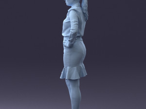 fashion woman 1017-1 3d print ready Modello di stampa 3D