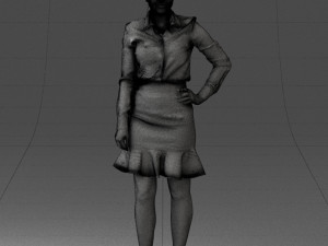 fashion woman 1017-1 3d print ready Modello di stampa 3D