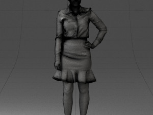 fashion woman 1017-1 3d print ready Modello di stampa 3D