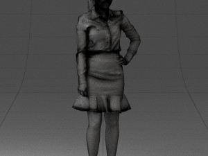 fashion woman 1017-1 3d print ready Modello di stampa 3D