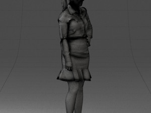 fashion woman 1017-1 3d print ready Modello di stampa 3D