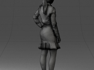 fashion woman 1017-1 3d print ready Modello di stampa 3D