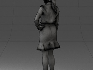 fashion woman 1017-1 3d print ready Modello di stampa 3D