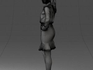 fashion woman 1017-1 3d print ready Modello di stampa 3D