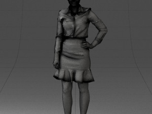fashion woman 1017-1 3d print ready Modello di stampa 3D
