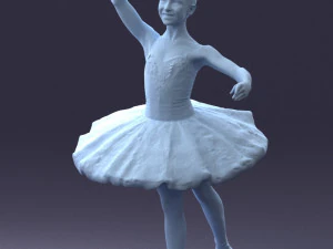 000090 Elegant Ballerina 1109 3D Model