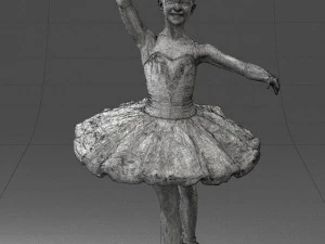 000090 Elegant Ballerina 1109 3D Model