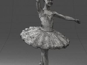 000090 Elegant Ballerina 1109 3D 모델
