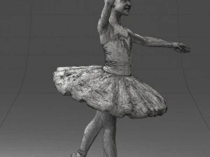 000090 Elegant Ballerina 1109 3D Model