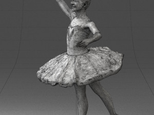 000090 Elegant Ballerina 1109 3D 모델
